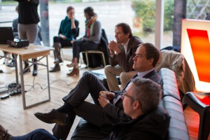 Im WOW in Bergheim diskutierte OB Würzner über das Thema „Open Data“. 