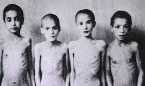Kinder, missbraucht für Experimente im Konzentrationslager. 