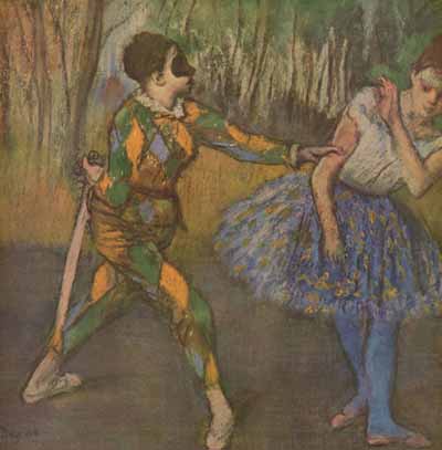 Degas-Harlekin