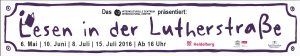 Straßenschild Lesen in der Lutherstraße