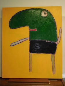 Frau-oben (Frau Epple), Jürgen Klaban 2015, 120x100cm