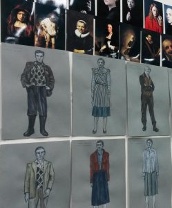 Kostümentwürfe von Mascha Schubert
