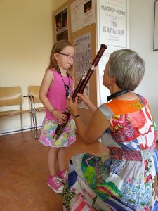 Musikinstrumente ausprobieren kann man an diesem Tag auch …  